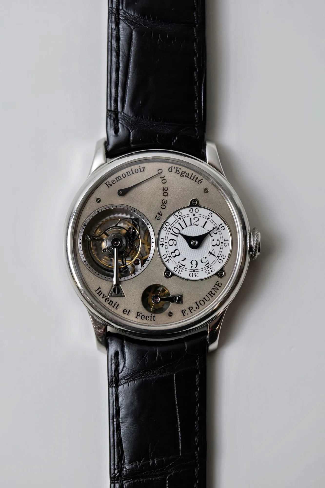 F.P. Journe Tourbillon Souverain 38mm Platinum Silver 1