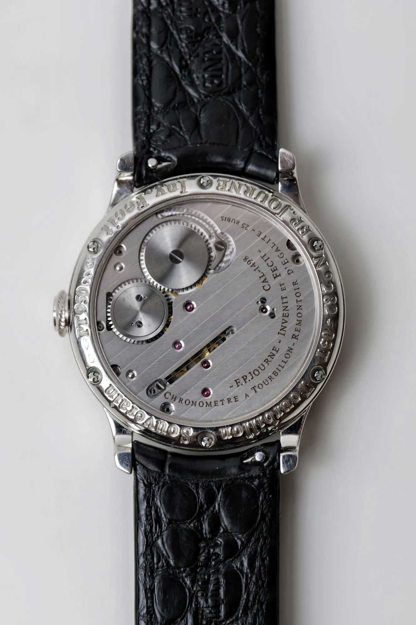 F.P. Journe Tourbillon Souverain 38mm Platinum Silver 2