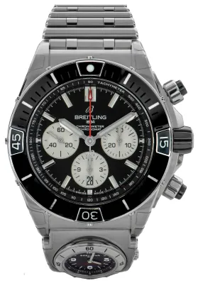 Breitling Chronomat AB0136251B1A2 50mm Stainless steel Black