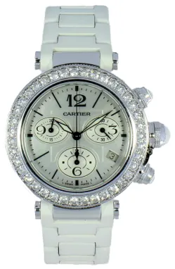 Cartier Pasha WJ130003 43.5mm Diamond Mother-of-pearl