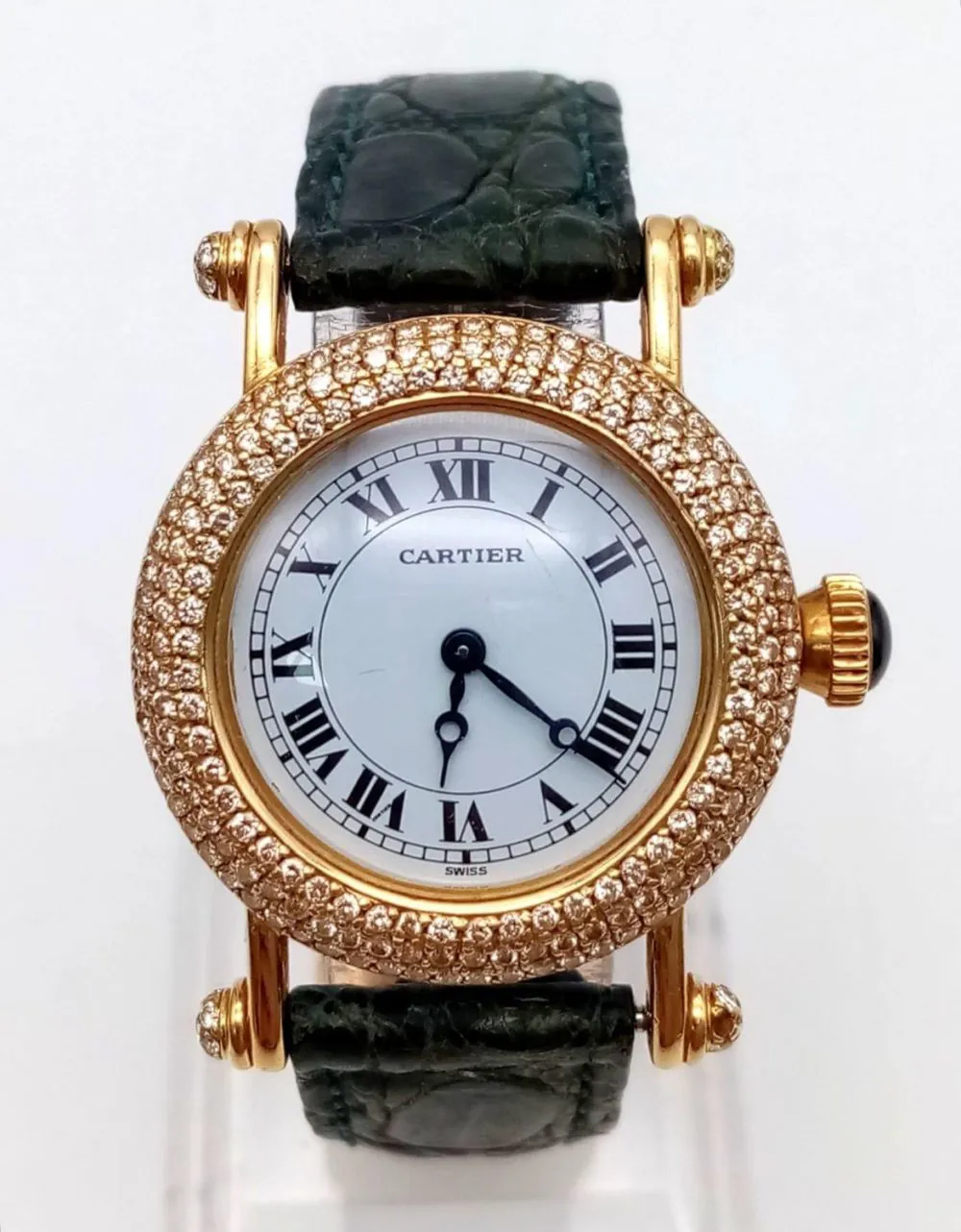 Cartier Diabolo 28mm Yellow gold and Diamond White