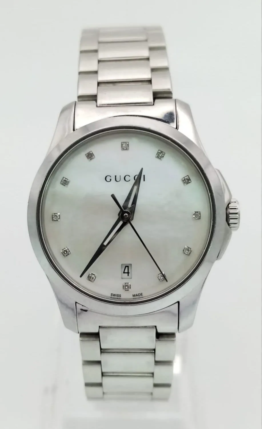 Gucci Gucci G Stainless steel Mother-of-pearl