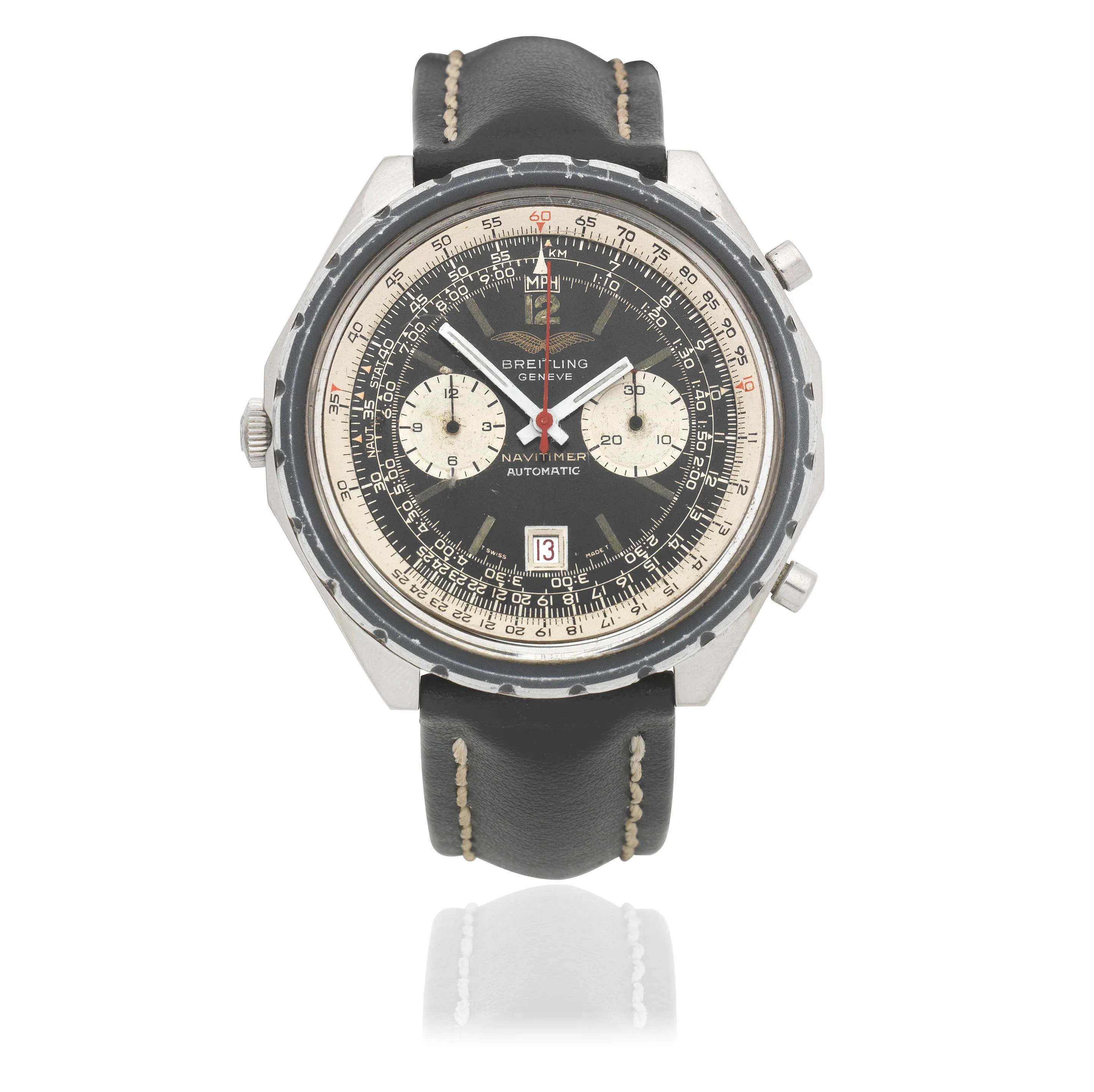 Breitling Navitimer Chrono-Matic 1806 48mm Stainless steel Black