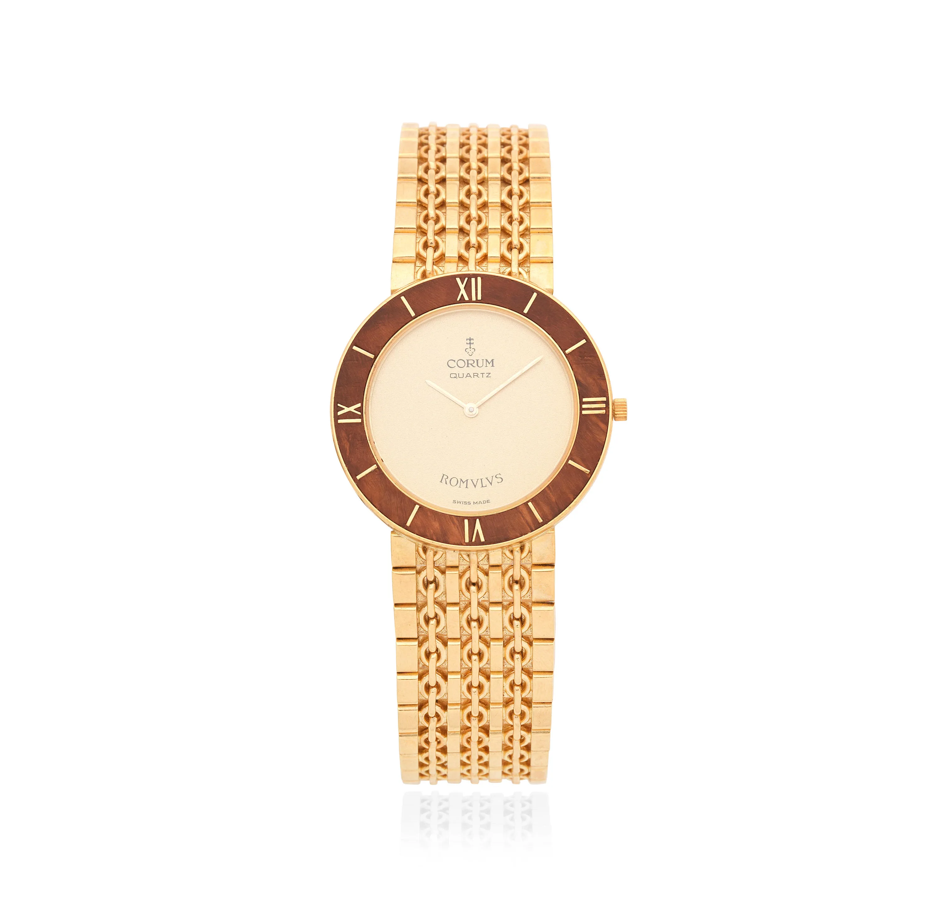 Corum Romvlvs 50303 30mm Yellow gold Champagne