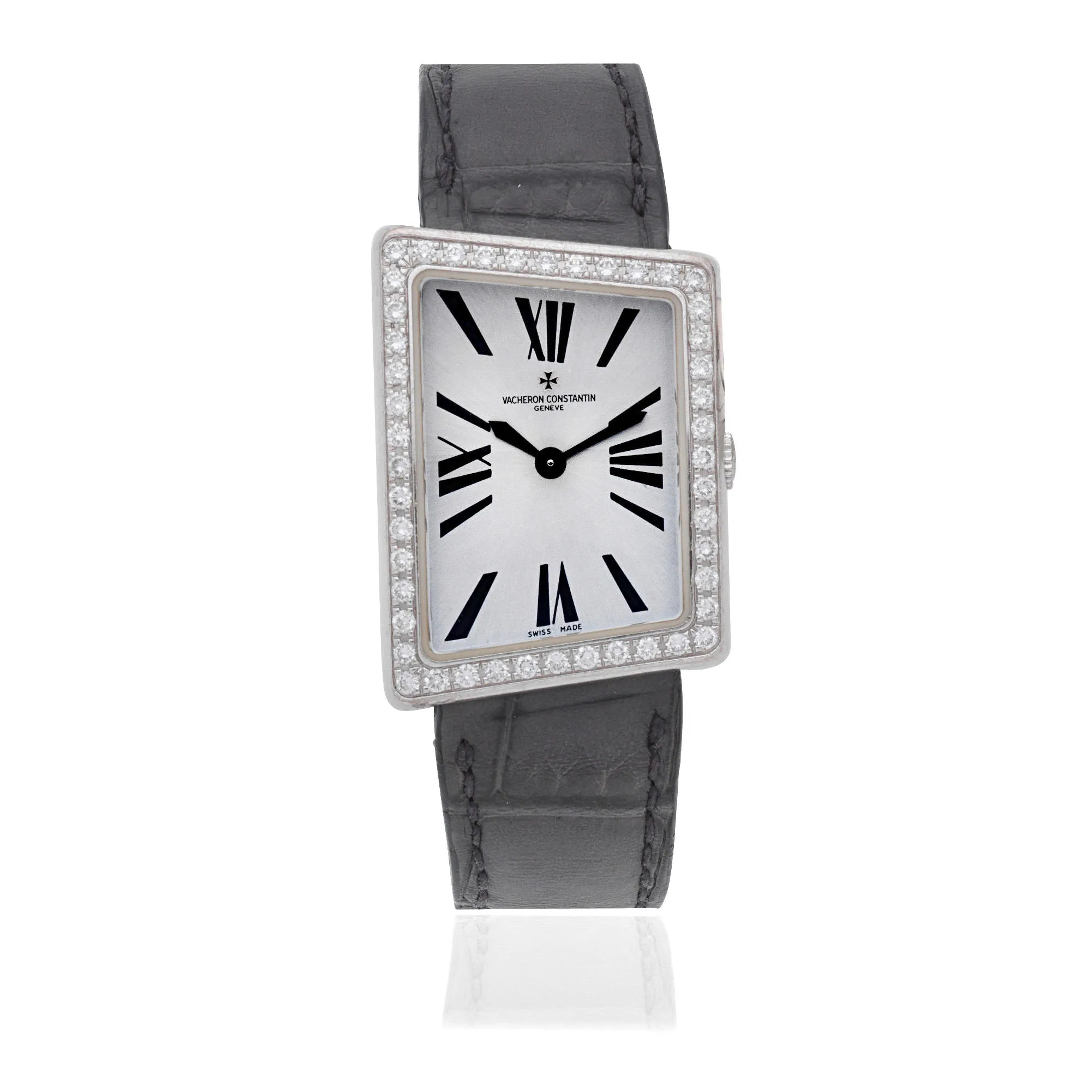 Vacheron Constantin 1972 25520 23mm White gold Silver