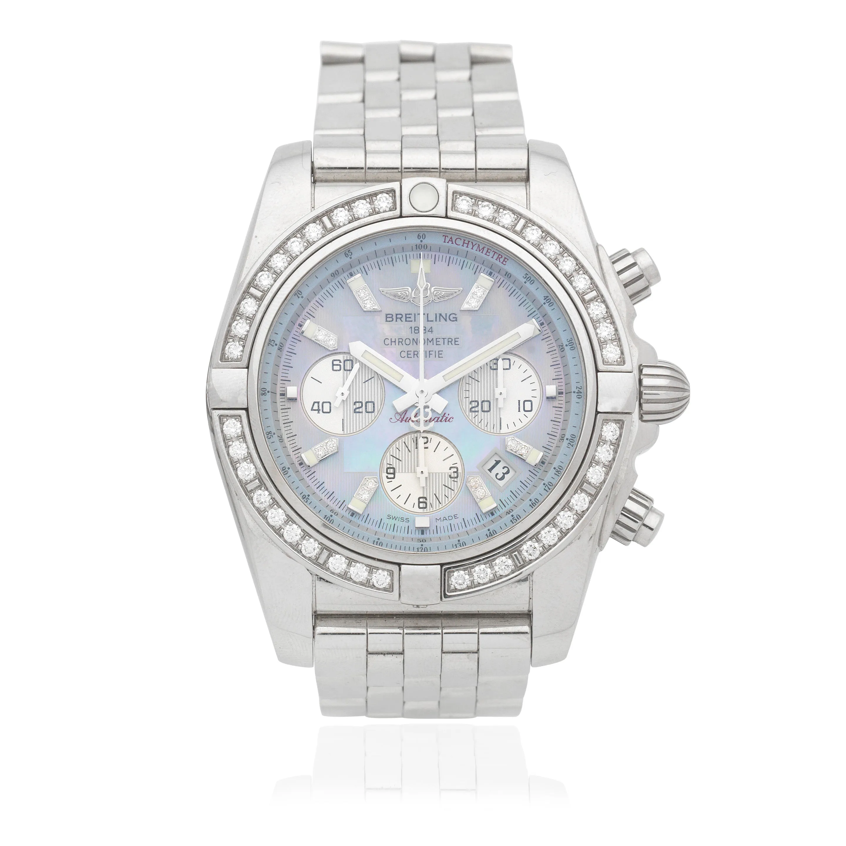 Breitling Chronomat AB0110 44mm Stainless steel Mother-of-pearl