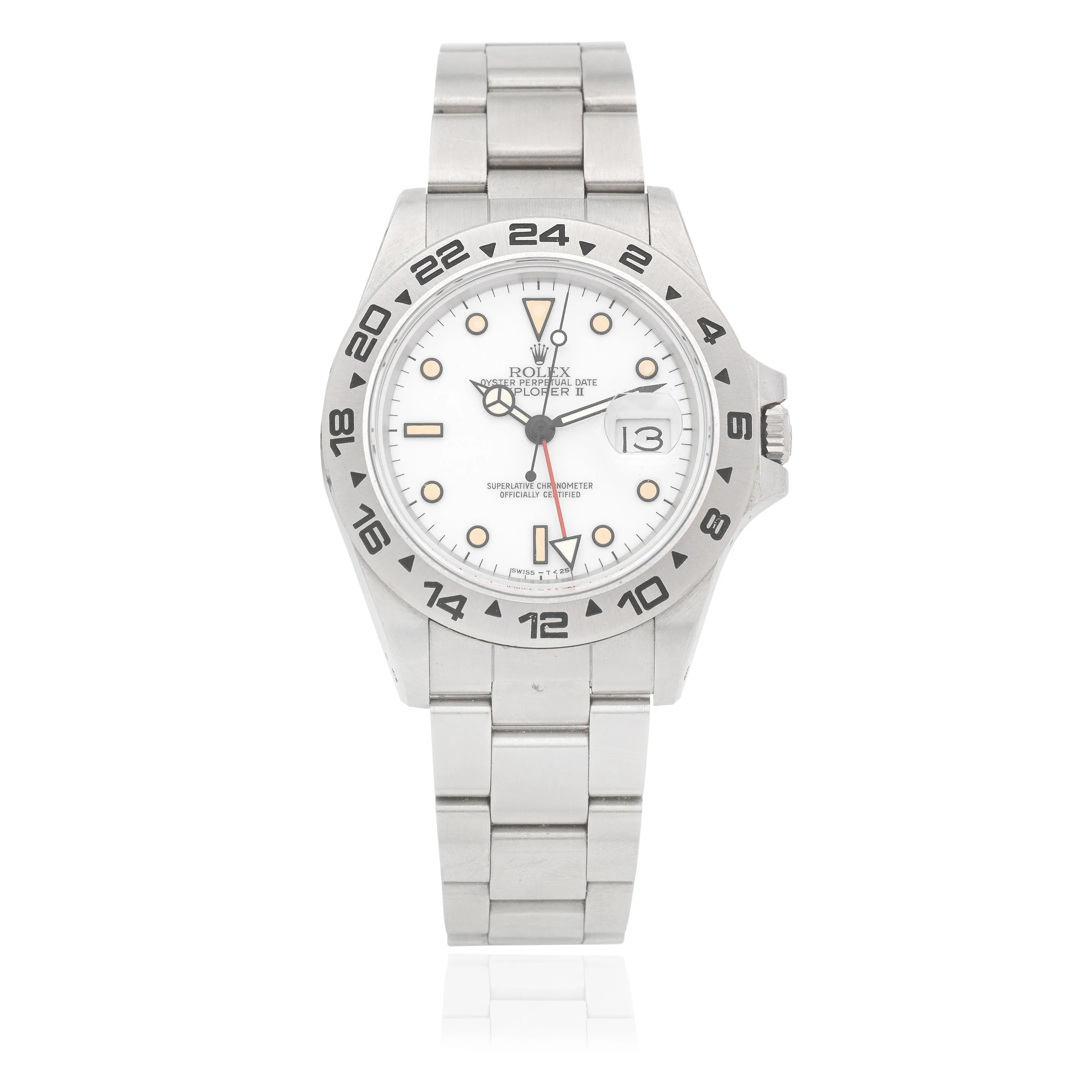 Rolex Explorer II 16550 39mm Stainless steel White