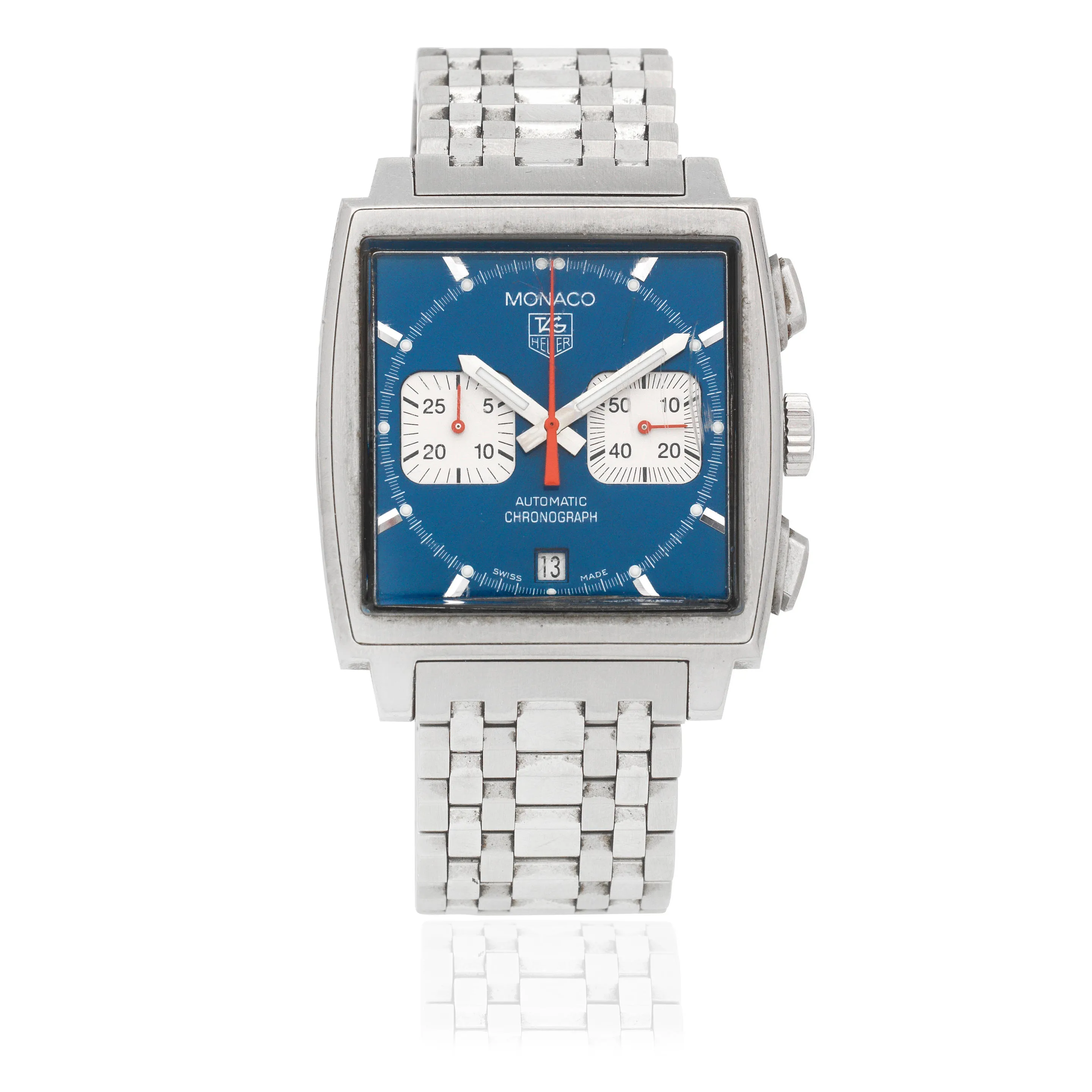 TAG Heuer Monaco CW2113-0 38mm Stainless steel Blue