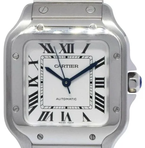 Cartier Santos 4075 35mm Stainless steel Silver