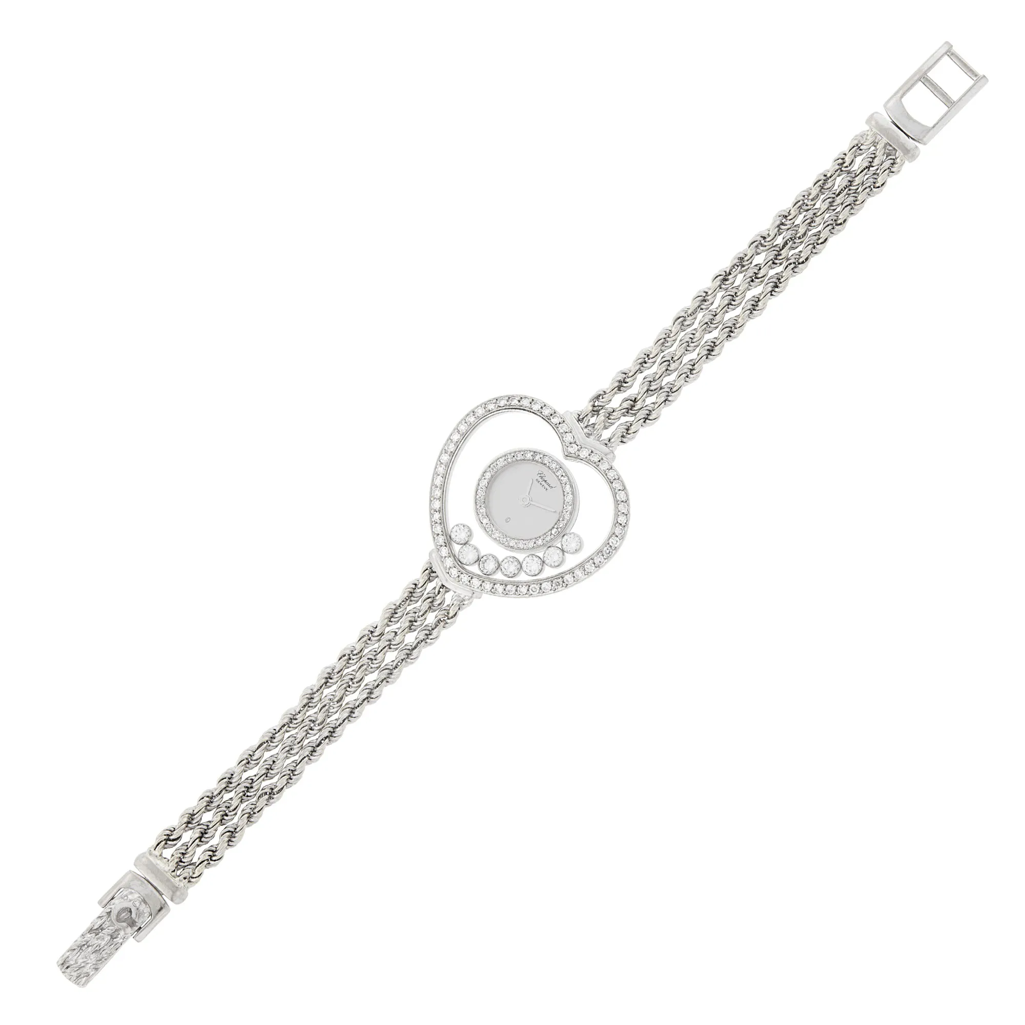 Chopard Happy Diamonds 24mm White gold Silver 1