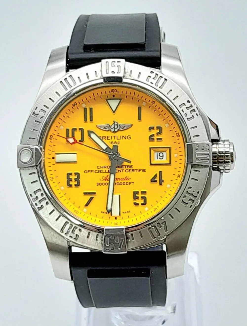 Breitling Chronometre 50mm Stainless steel Yellow