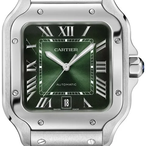 Cartier Santos WSSA0062 40mm Stainless steel Green