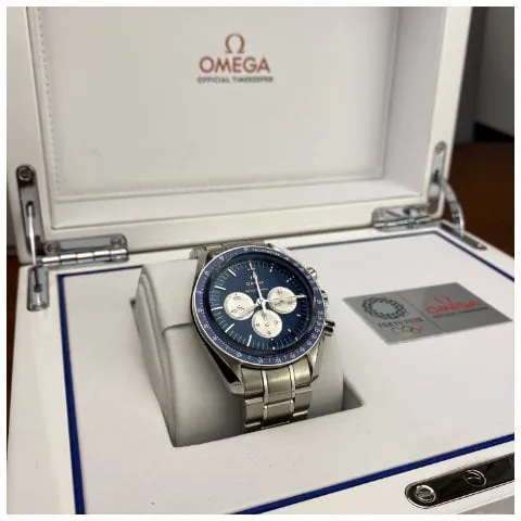 Omega Speedmaster Moonwatch 522.30.42.30.03.001 42mm Stainless steel Blue