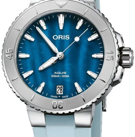 Oris Aquis 01 733 7770 4155-07 4 18 65FC 36.5mm Stainless steel Blue