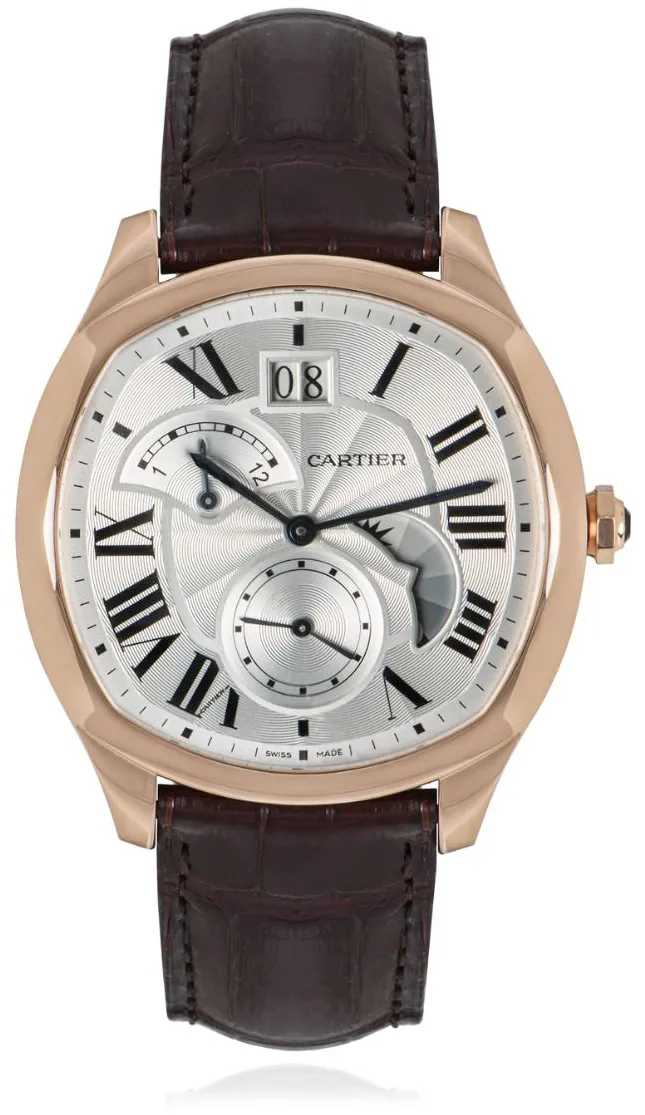 Cartier Drive de Cartier WGNM0005 41mm Rose gold Silver