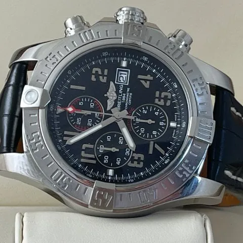 Breitling Super Avenger II A1337111 48mm Stainless steel Black