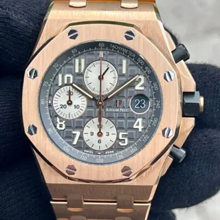 Audemars Piguet Royal Oak Offshore 26470OR.OO.1000OR.02 42mm Rose gold Gray