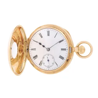 John Bennett 35.5mm Yellow gold White