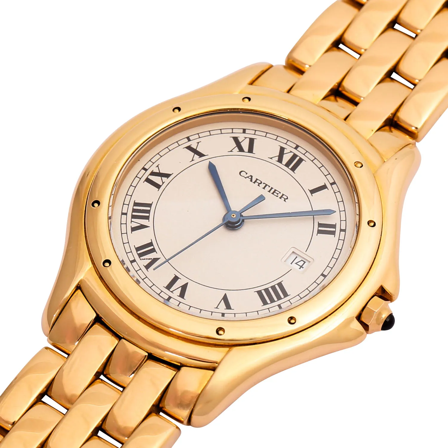 Cartier Cougar 887904 33mm Yellow gold White 4