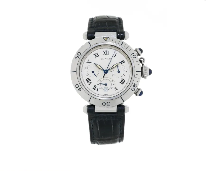 Cartier Pasha 1050 38mm Stainless steel Silver