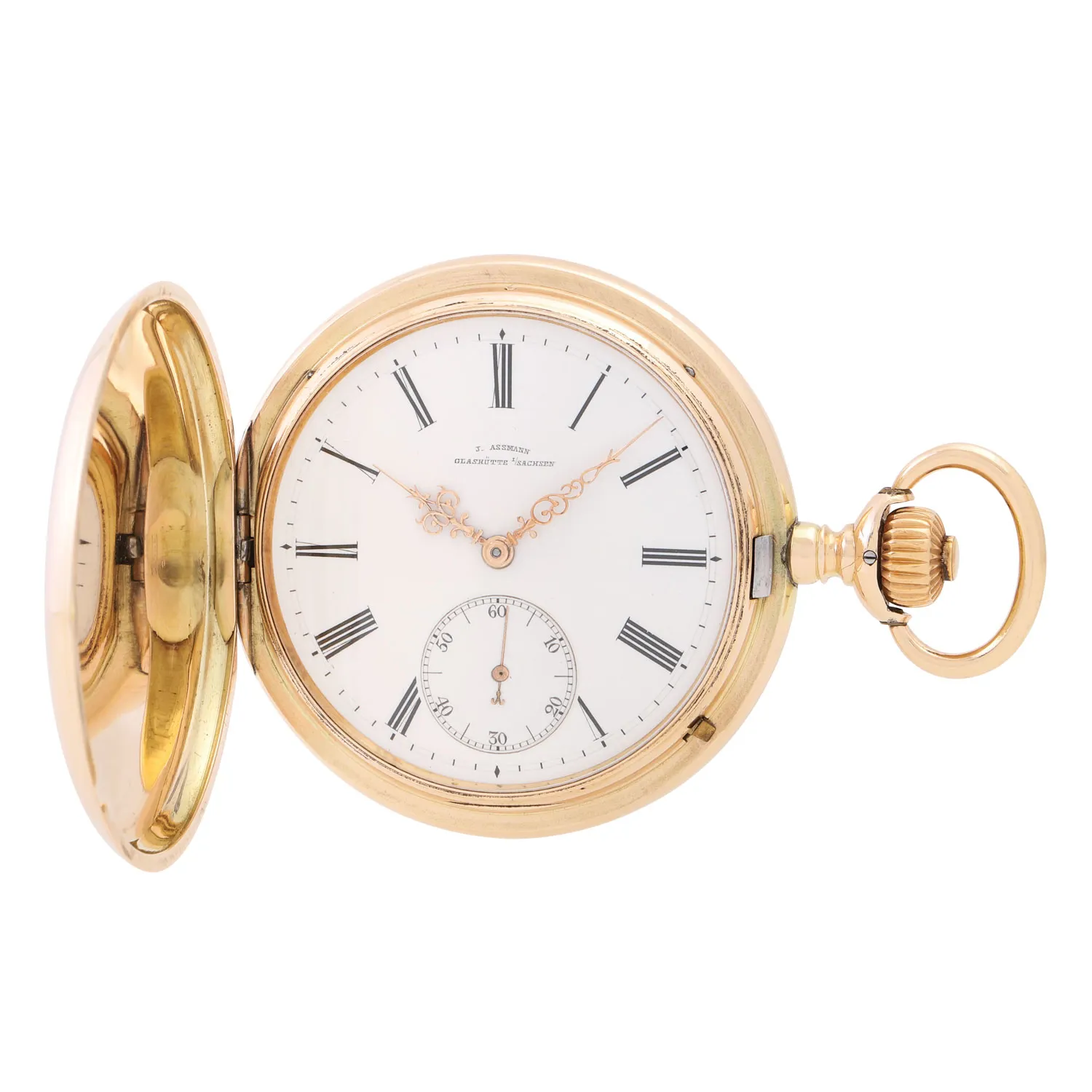 Julius Assmann 54mm Rose gold White