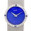 Piaget 9706 24mm White gold Lapis lazuli