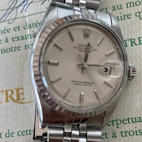 Rolex Datejust 1603 36mm Steel Silver