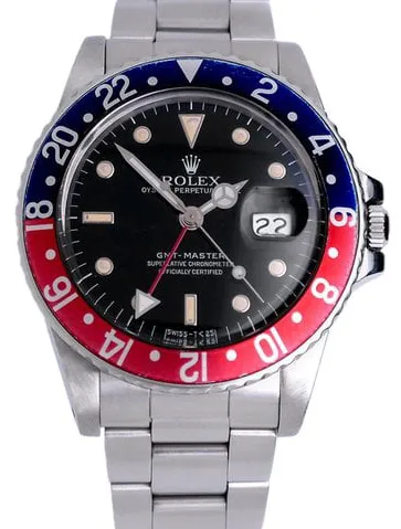 Rolex GMT-Master 16750 40mm Stainless steel Black