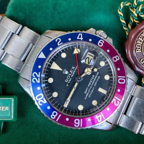 Rolex GMT-Master 1675 40mm Stainless steel Black