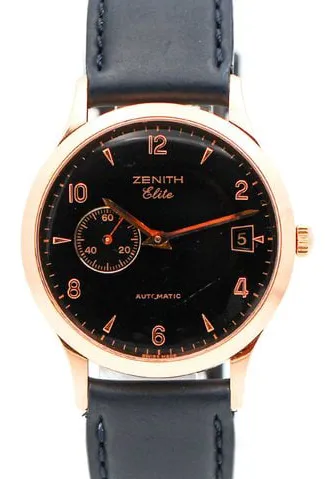 Zenith Elite 17.0125.680 37mm Rose gold Black