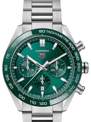 TAG Heuer Carrera CBN2A1N.BA0643 44mm Ceramic and Stainless steel Green