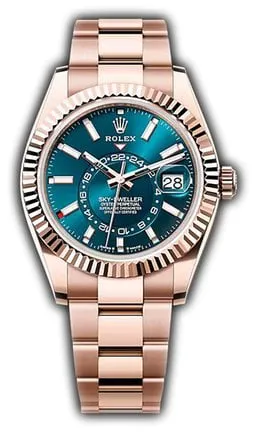 Rolex Sky-Dweller 336935 42mm Rose gold Blue