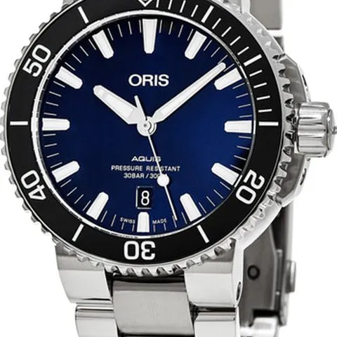 Oris Aquis Date 73377304135MB Stainless steel Blue