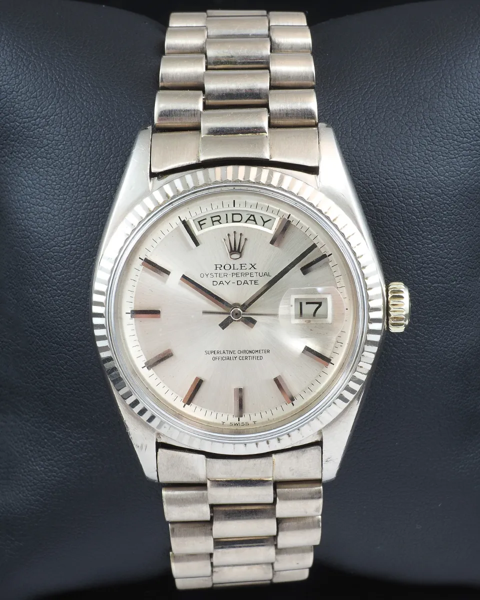 Rolex Day-Date 36 1803 36mm White gold Silver