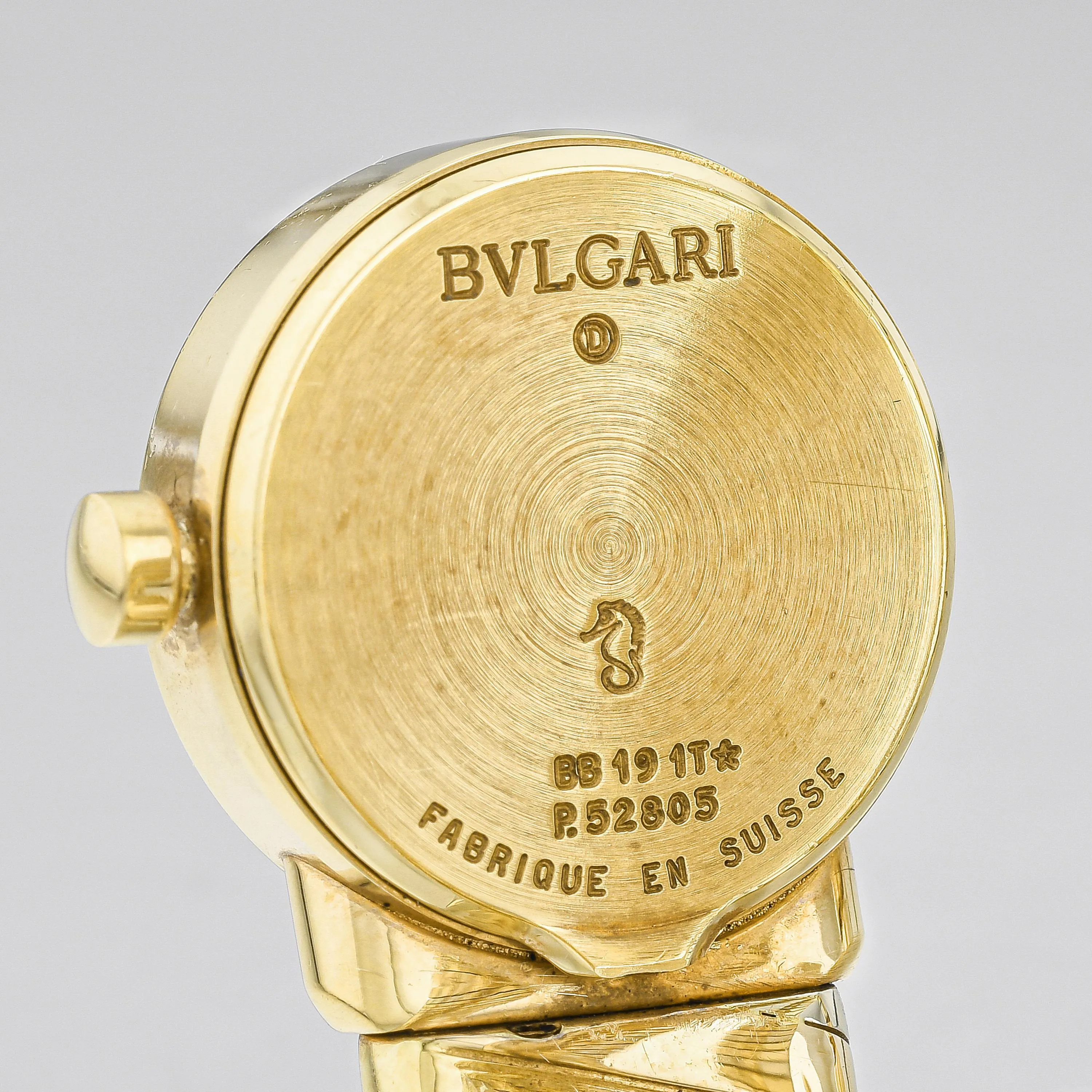 Bulgari Serpenti BB191T 19mm Yellow gold Black 3