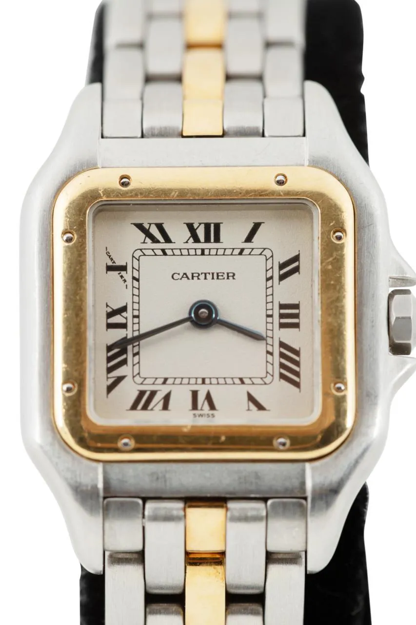 Cartier Panthère 1120 27mm Yellow gold and Stainless steel White 2