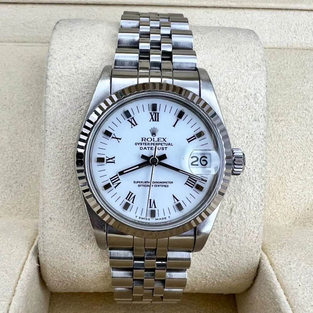 Rolex Lady-Datejust 79174 26mm Stainless steel White