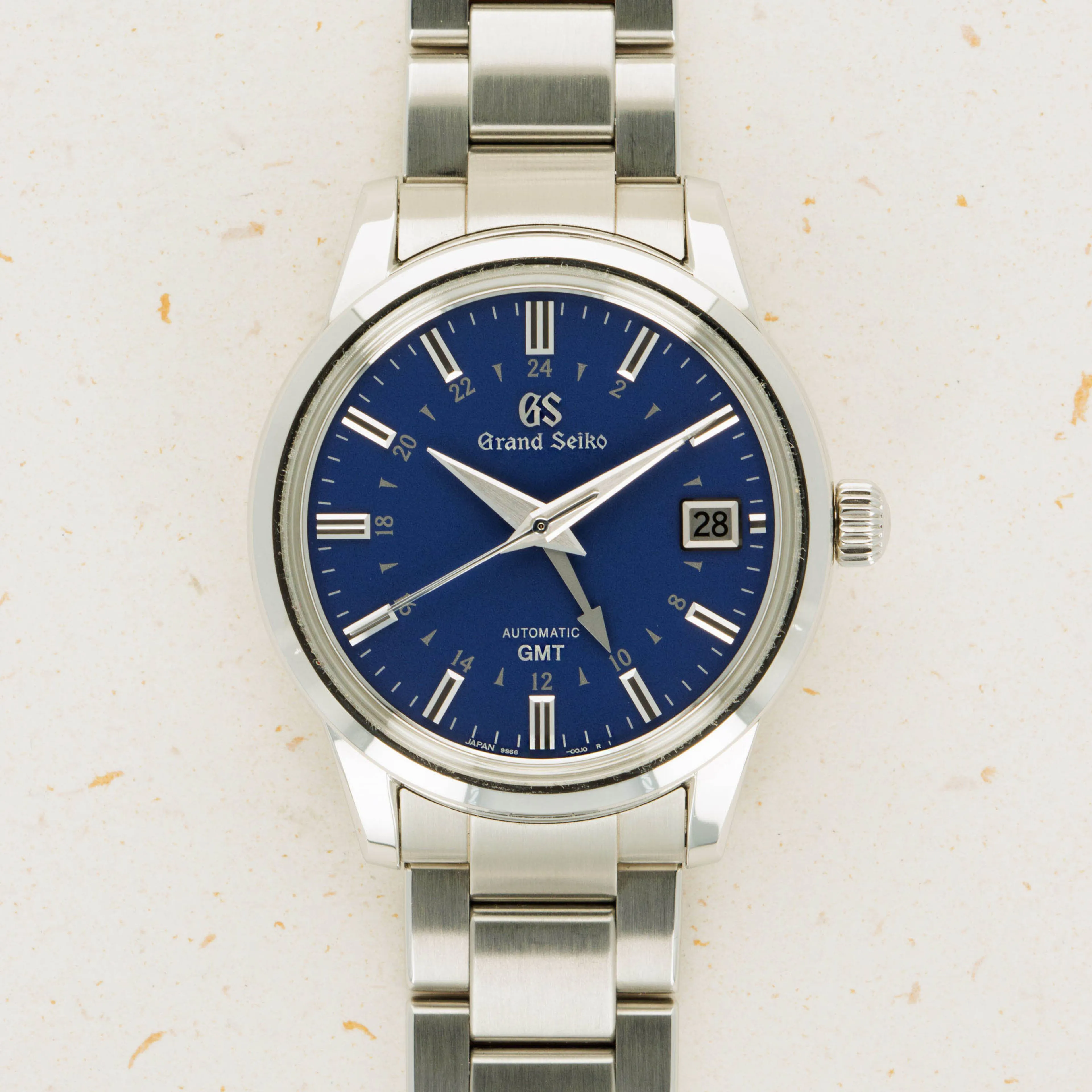 Grand Seiko GMT SBGM239 39.5mm Stainless steel Blue