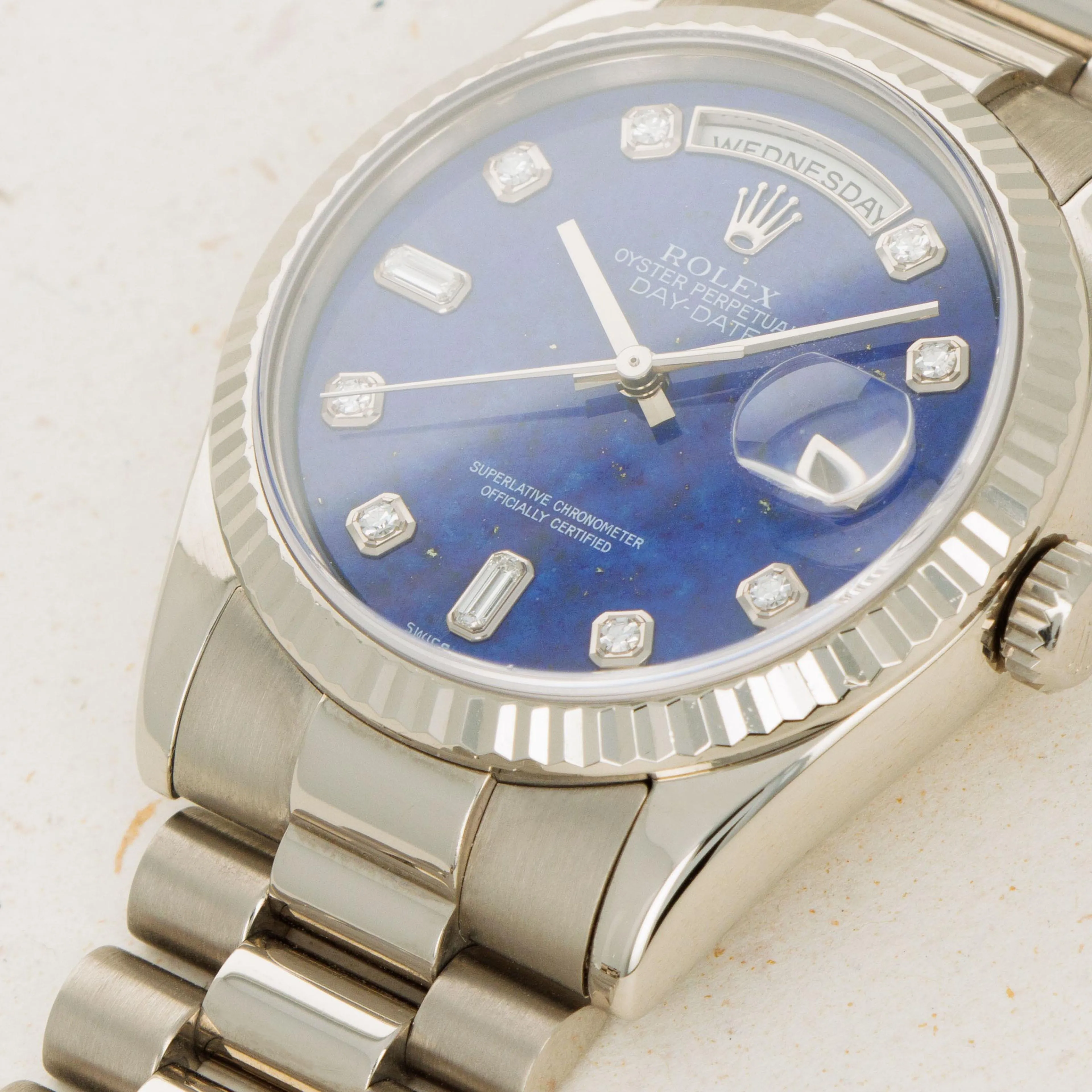 Rolex Day-Date 36 118239 36mm White gold Blue 2