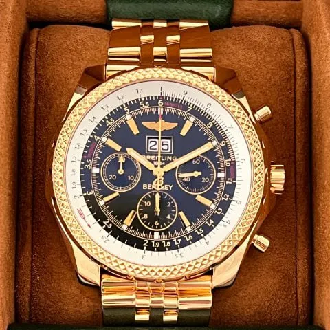 Breitling Bentley K44362 48mm Yellow gold Black