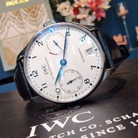 IWC Portugieser IW500107 42mm Stainless steel Silver