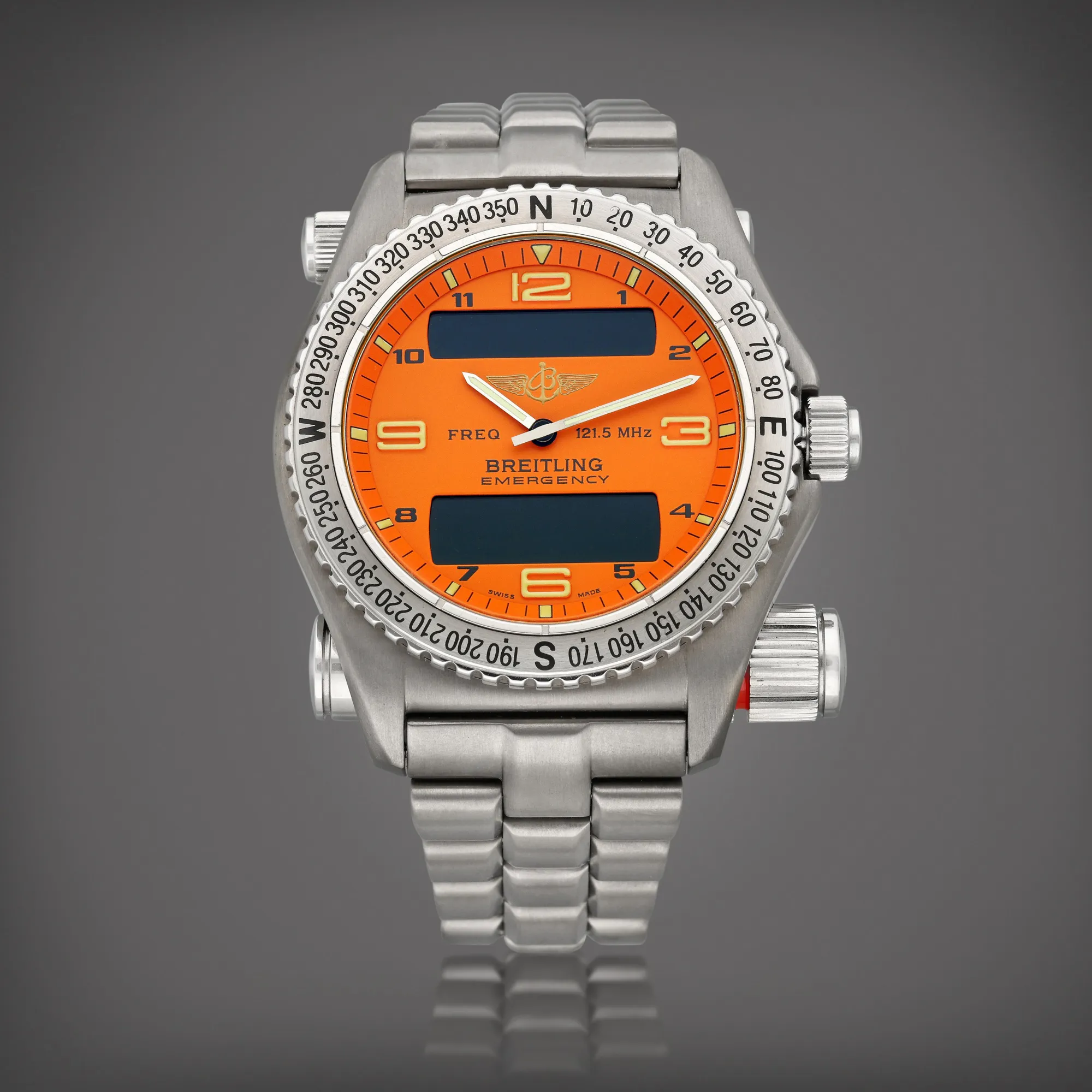 Breitling Emergency E56121.1 43mm Titanium Orange 1