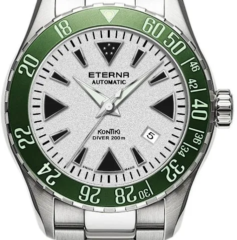 Eterna Kontiki 1292.41.77.1753 44mm Stainless steel White