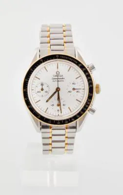 Omega Speedmaster 175.0032 39mm Yellow gold and stainless steel White