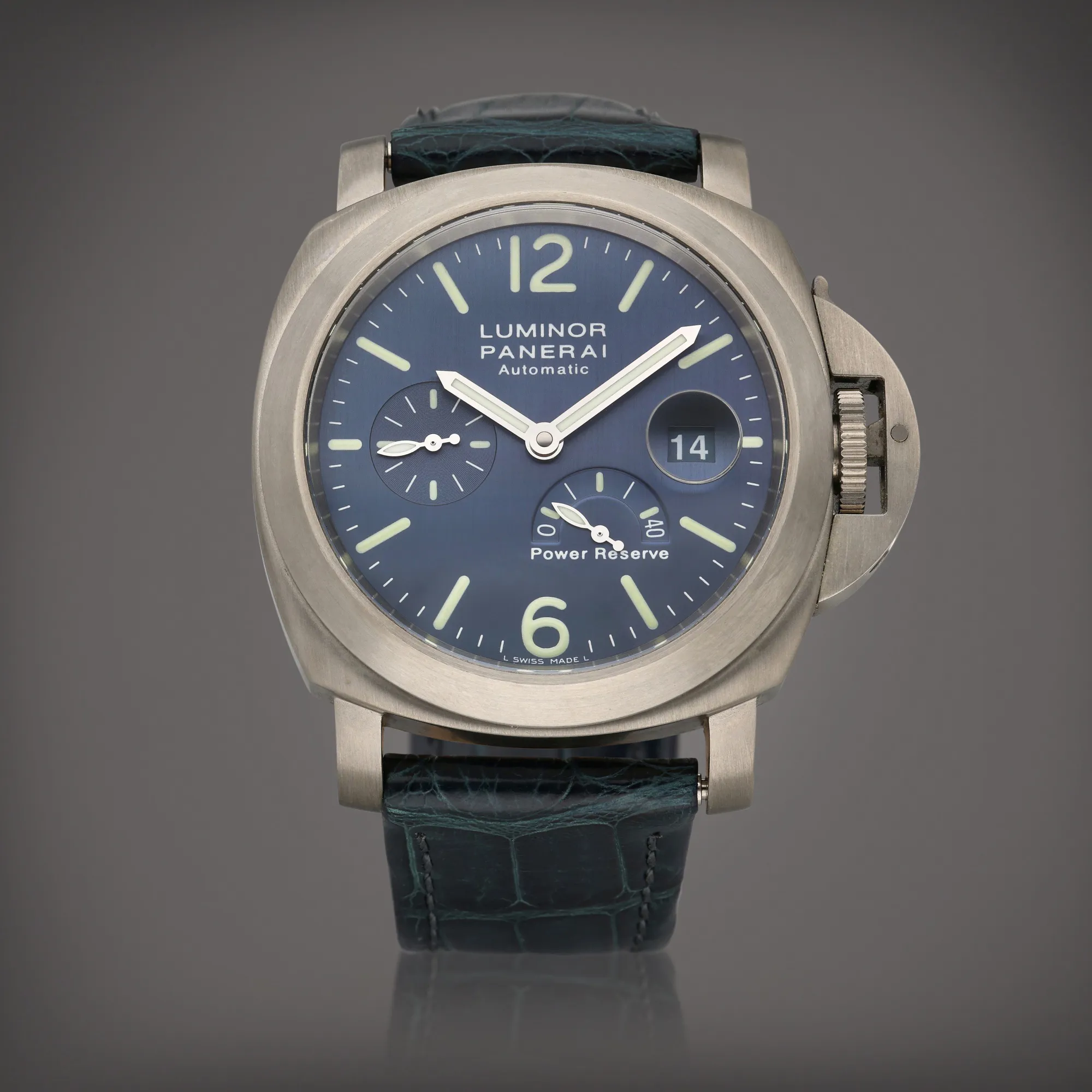 Panerai Luminor PAM 00093 44mm Titanium Blue 1