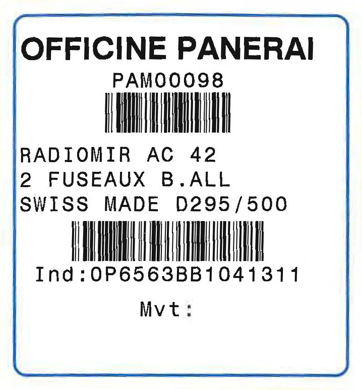 Panerai Radiomir PAM 00098 42mm Stainless steel Black 4