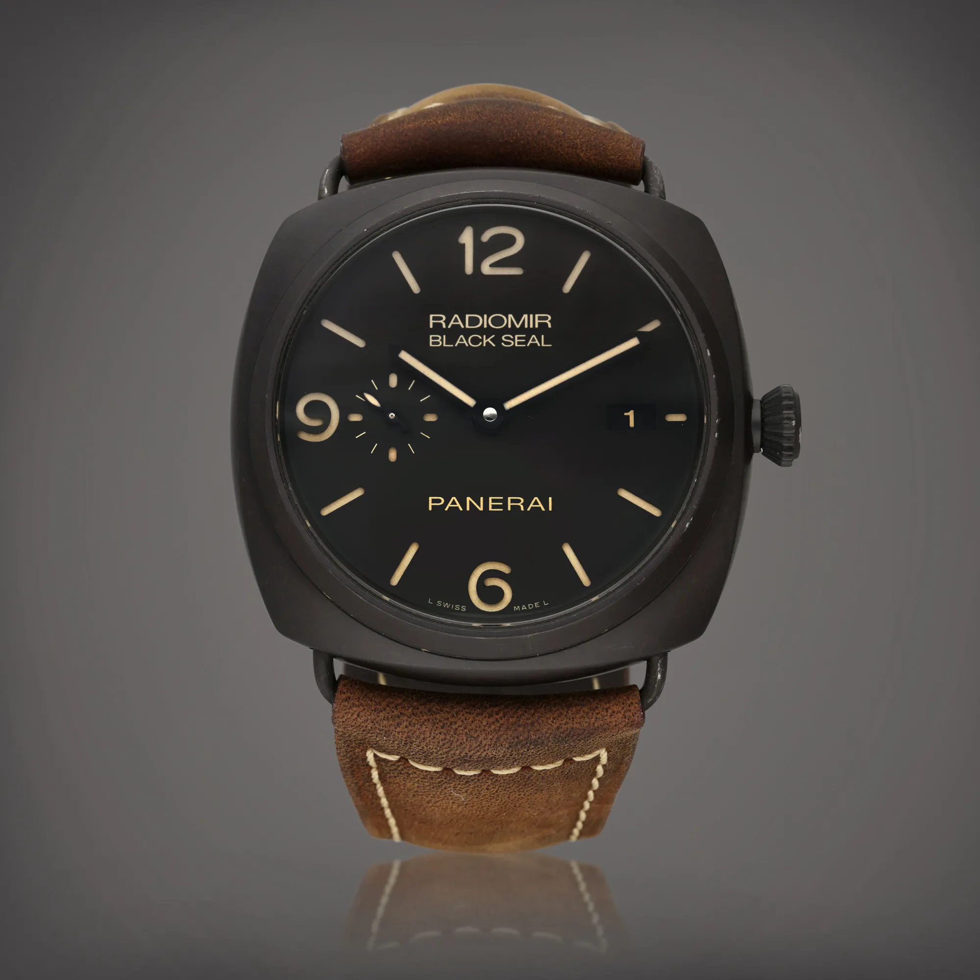 Panerai Radiomir Black Seal 3 Days Aut PAM 00505 44mm Ceramic Brown 1