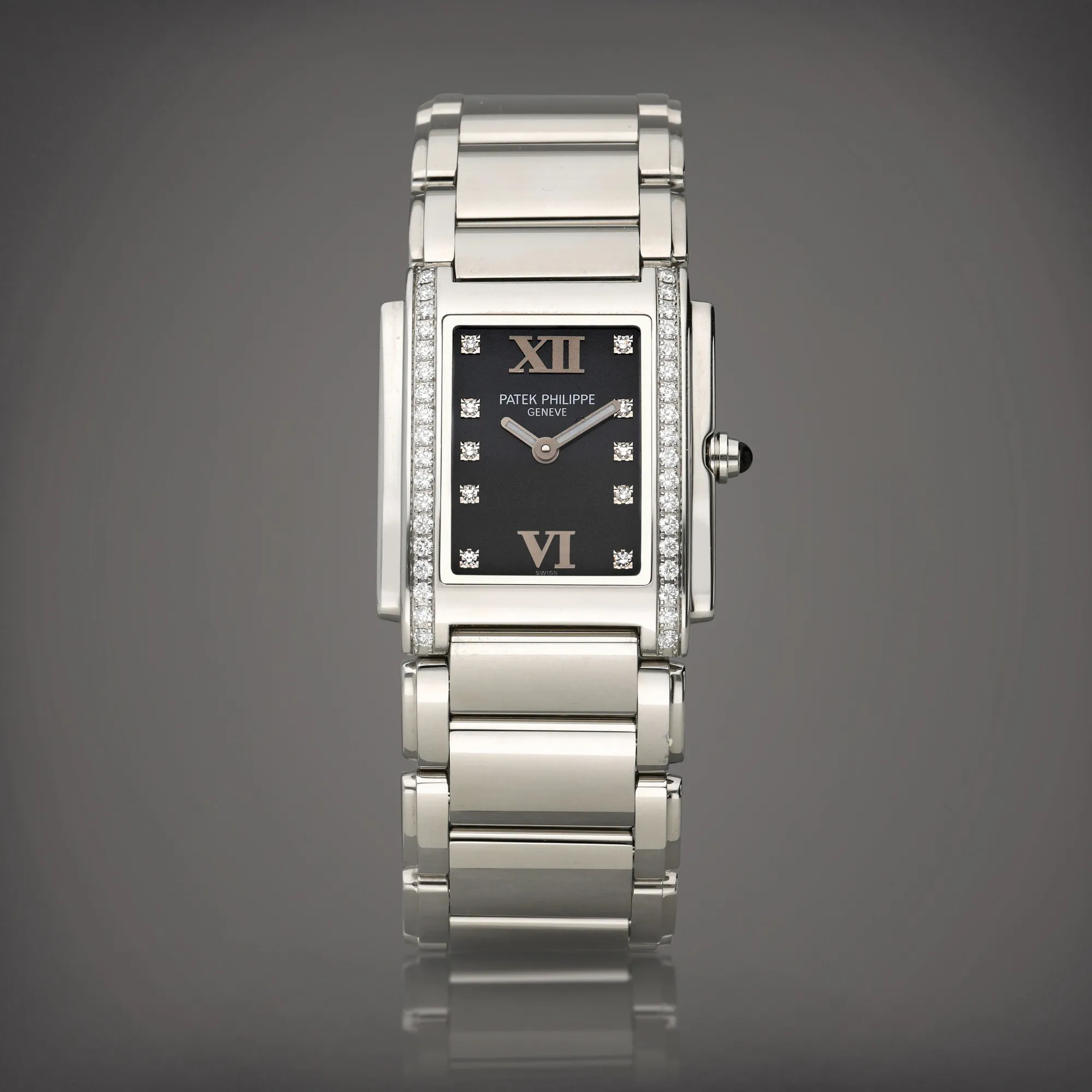 Patek Philippe Twenty~4 4910/10A-001 25mm Stainless steel Black 1