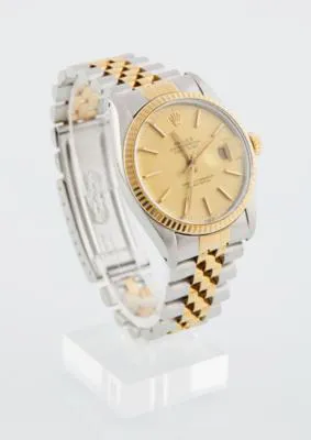 Rolex Datejust 36 16013 35mm Yellow gold and stainless steel Champagne 1