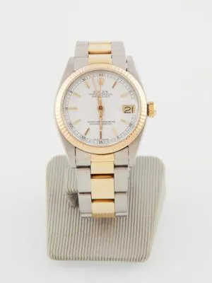 Rolex Datejust 31 6827 30mm Yellow gold and stainless steel White
